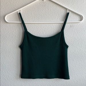 Brandy Melville Forest Green Crop Top
